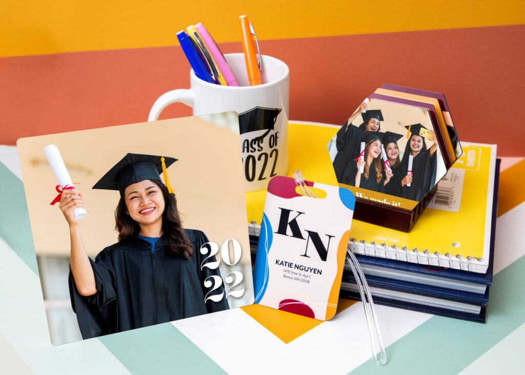 Graduation sublimation ideas personalized for 2022 grads.